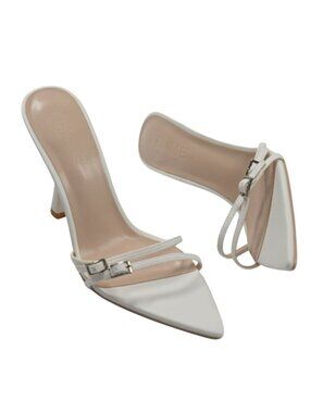 Femme LA Naxos Slipper in Santorini White